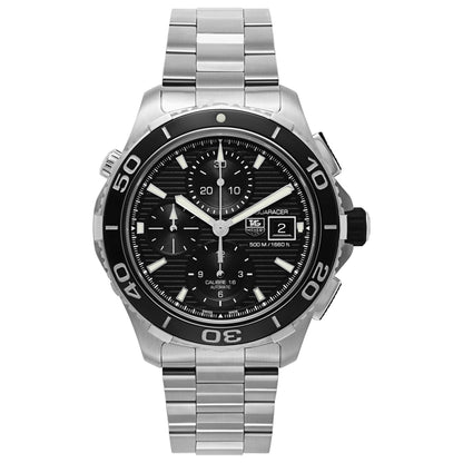 Front view of Tag Heuer Aquaracer Men's Automatic Watch CAK2110-BA0833