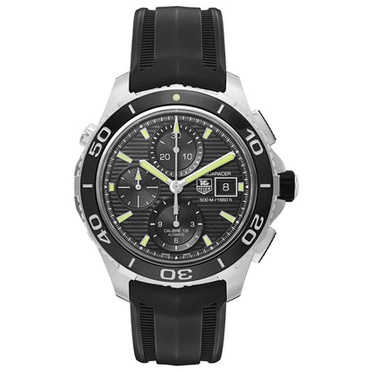 Front view of Tag Heuer Aquaracer Men's Automatic Watch CAK2111-FT8019
