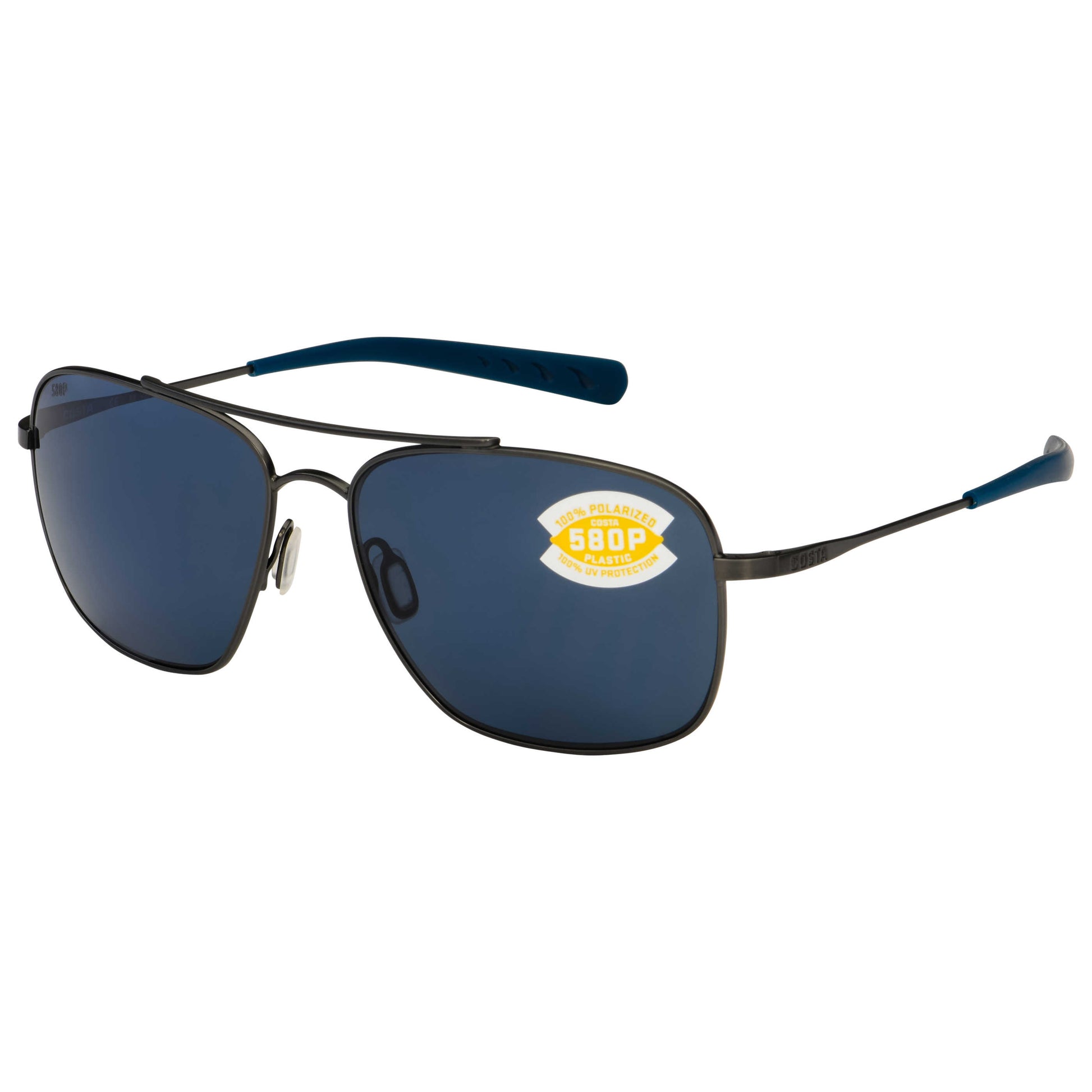 Front view of Costa del Mar Canaveral Unisex Sunglasses CAN-185-OGP