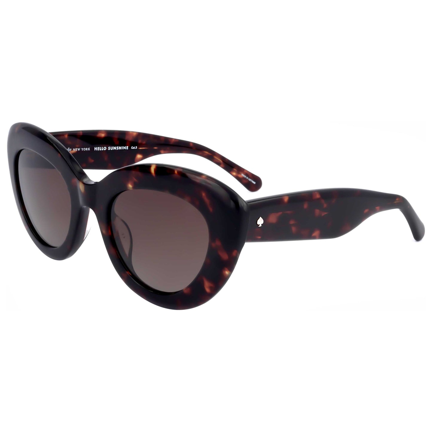 Front view of Kate Spade Women's Sunglasses CAPRI-G-S-086-50