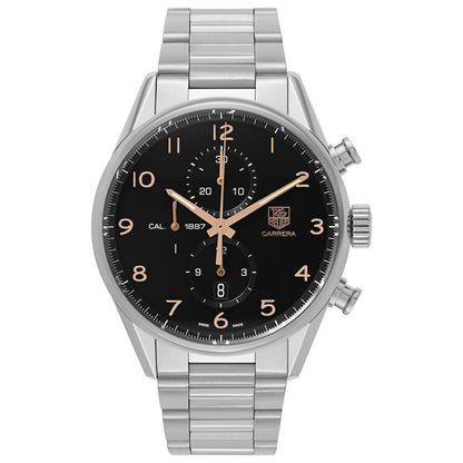 Front view of Tag Heuer Carrera Men's Automatic Watch CAR2014-BA0799