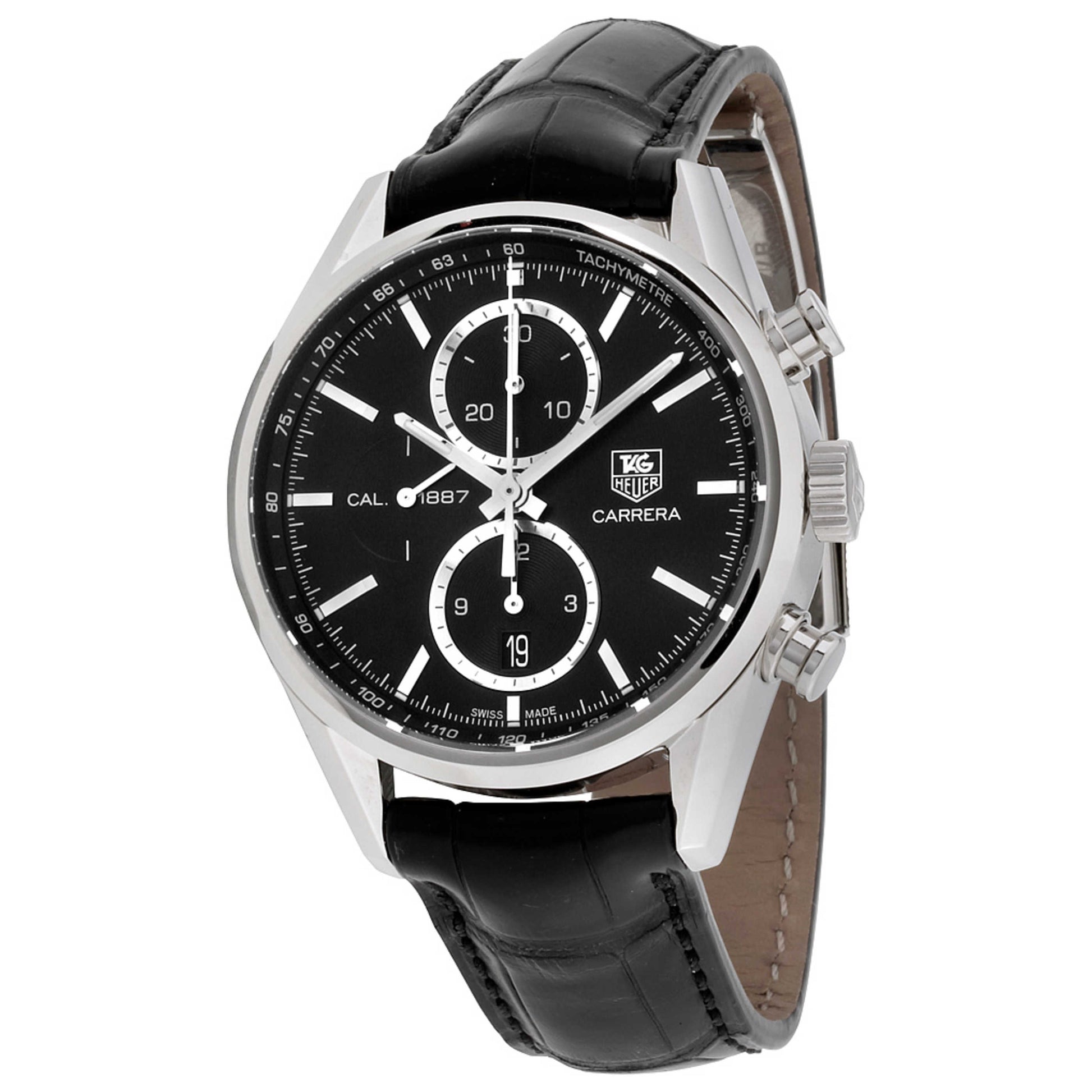 Front view of Tag Heuer Carrera Men's Automatic Watch CAR2110-FC6266