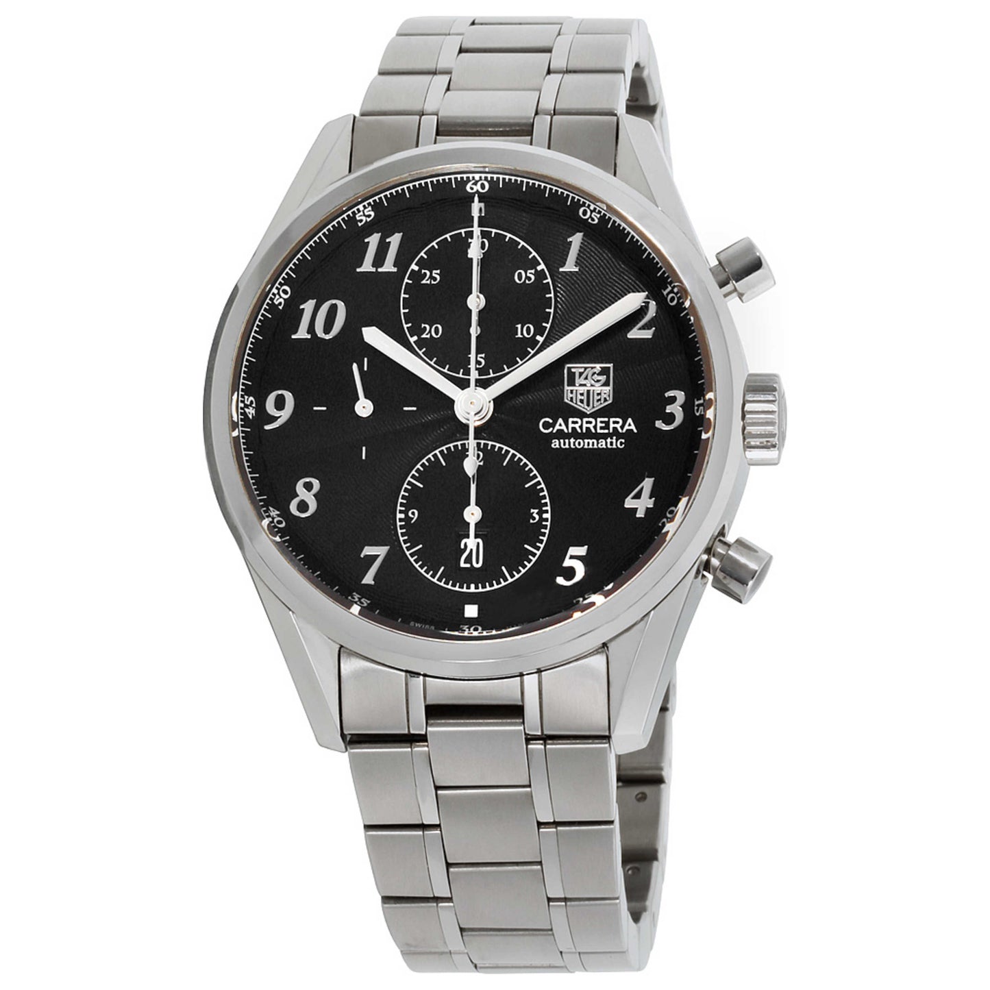 Front view of Tag Heuer Carrera Men's Automatic Watch CAS2110-BA0730