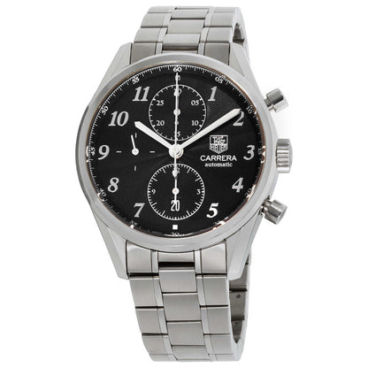 Front view of Tag Heuer Carrera Men's Automatic Watch CAS2110-BA0730