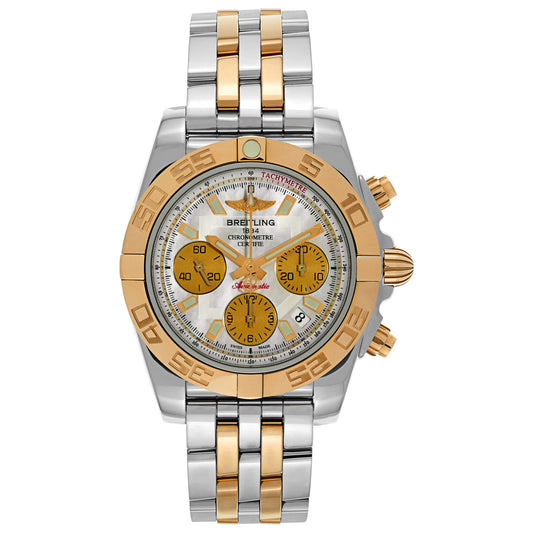 Front view of Breitling Chronomat Men's Automatic Watch CB014012-A722-378C