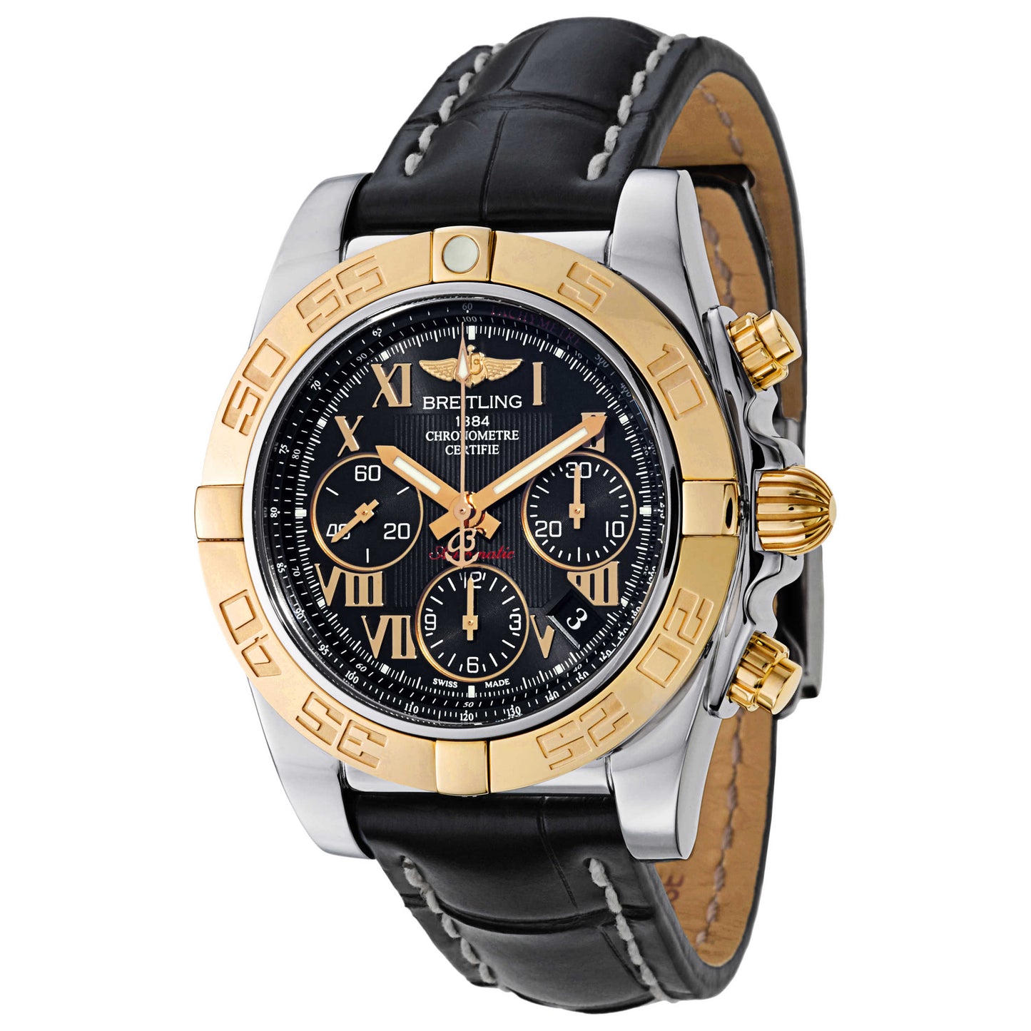 Front view of Breitling Chronomat Men's Automatic Watch CB014012-BC08-728P