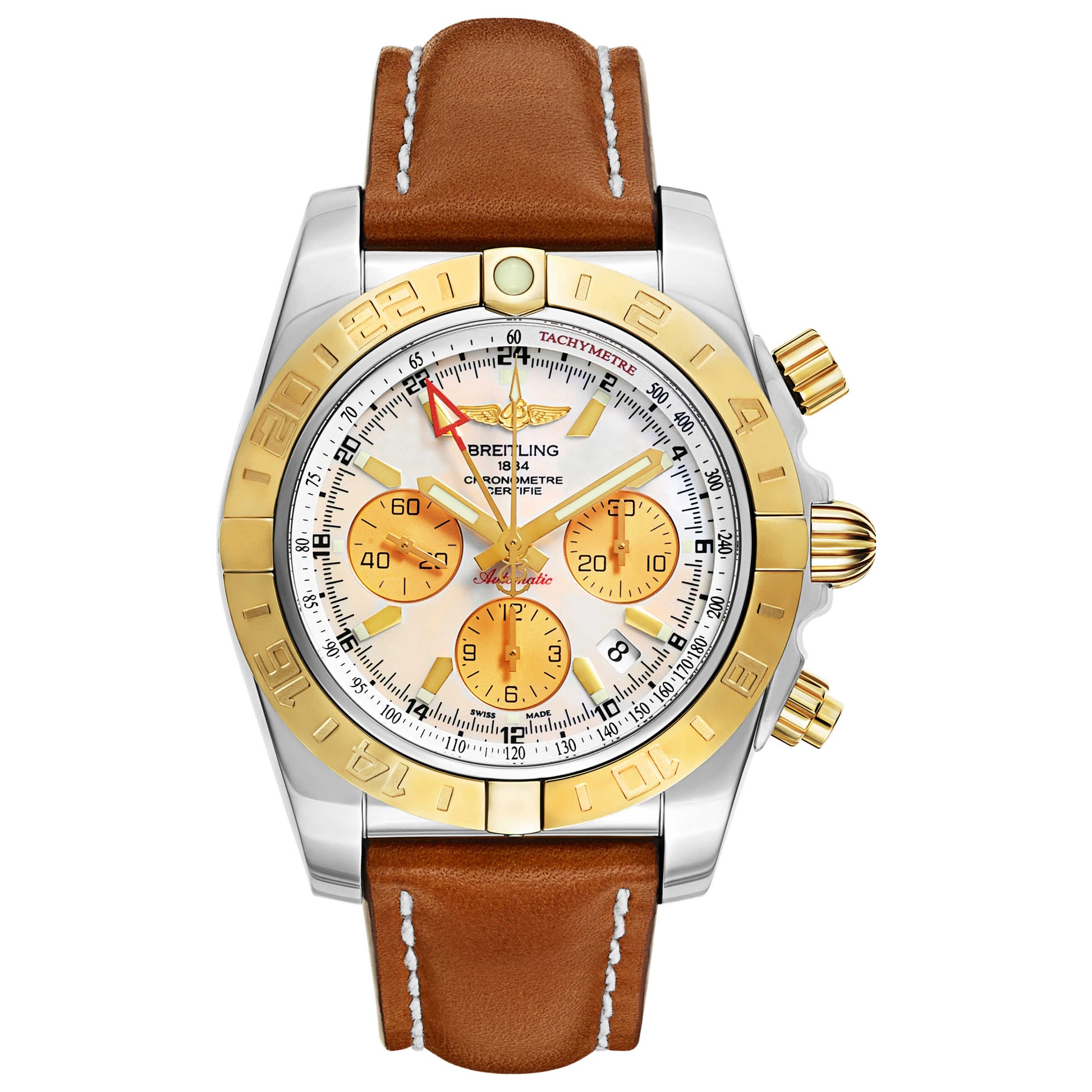 Front view of Breitling Chronomat Men's Automatic Watch CB042012-A739-433X