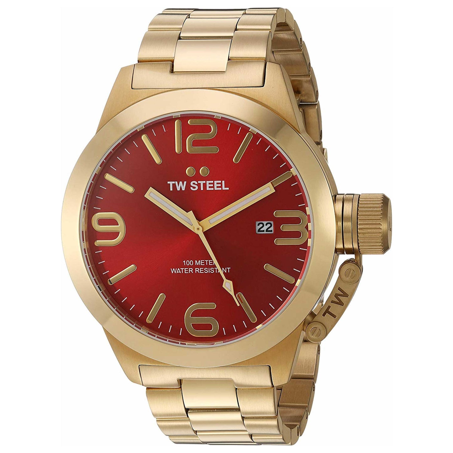 Front view of TW Steel Analog Men's Quartz Watch CB112