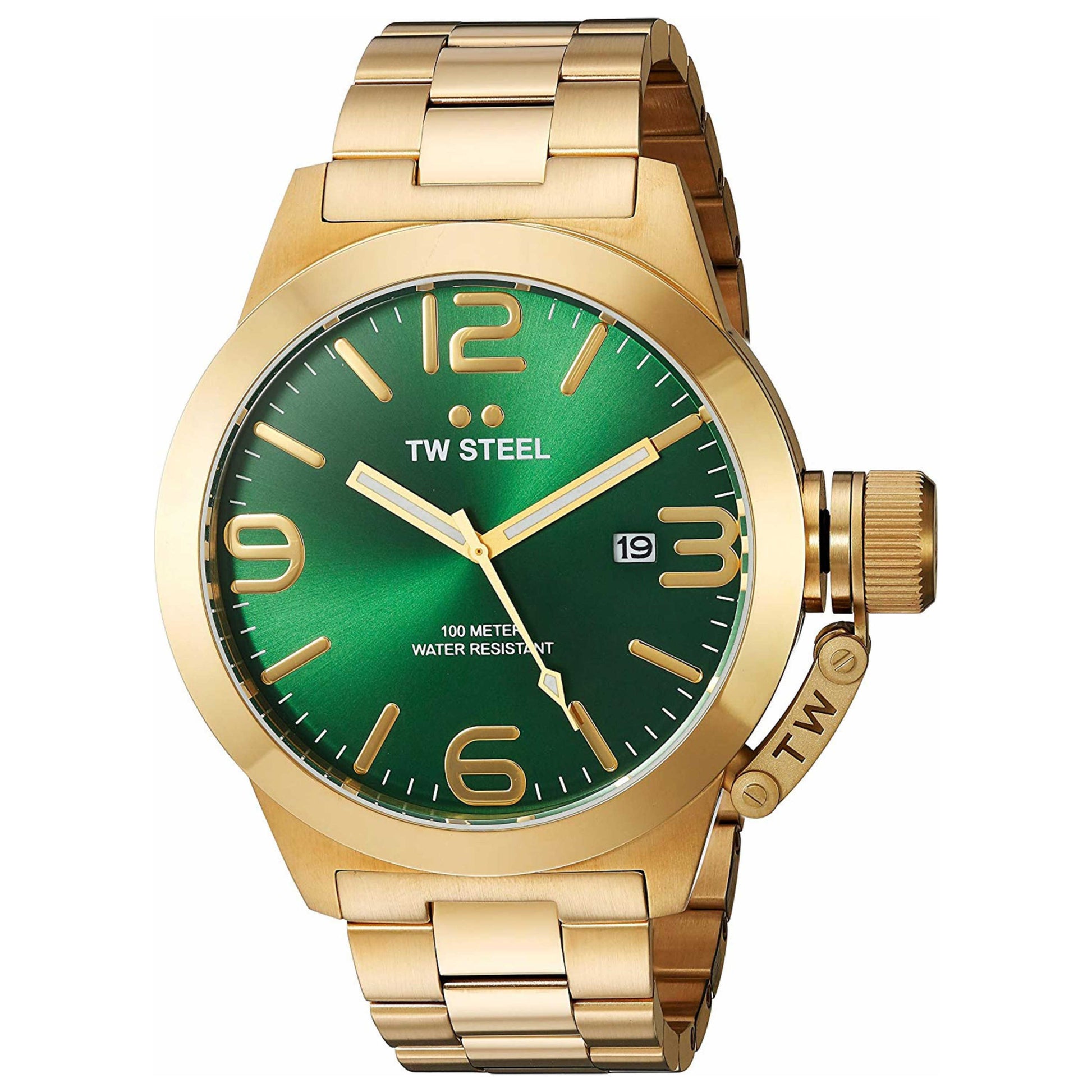 Front view of TW Steel Analog Men's Quartz Watch CB222