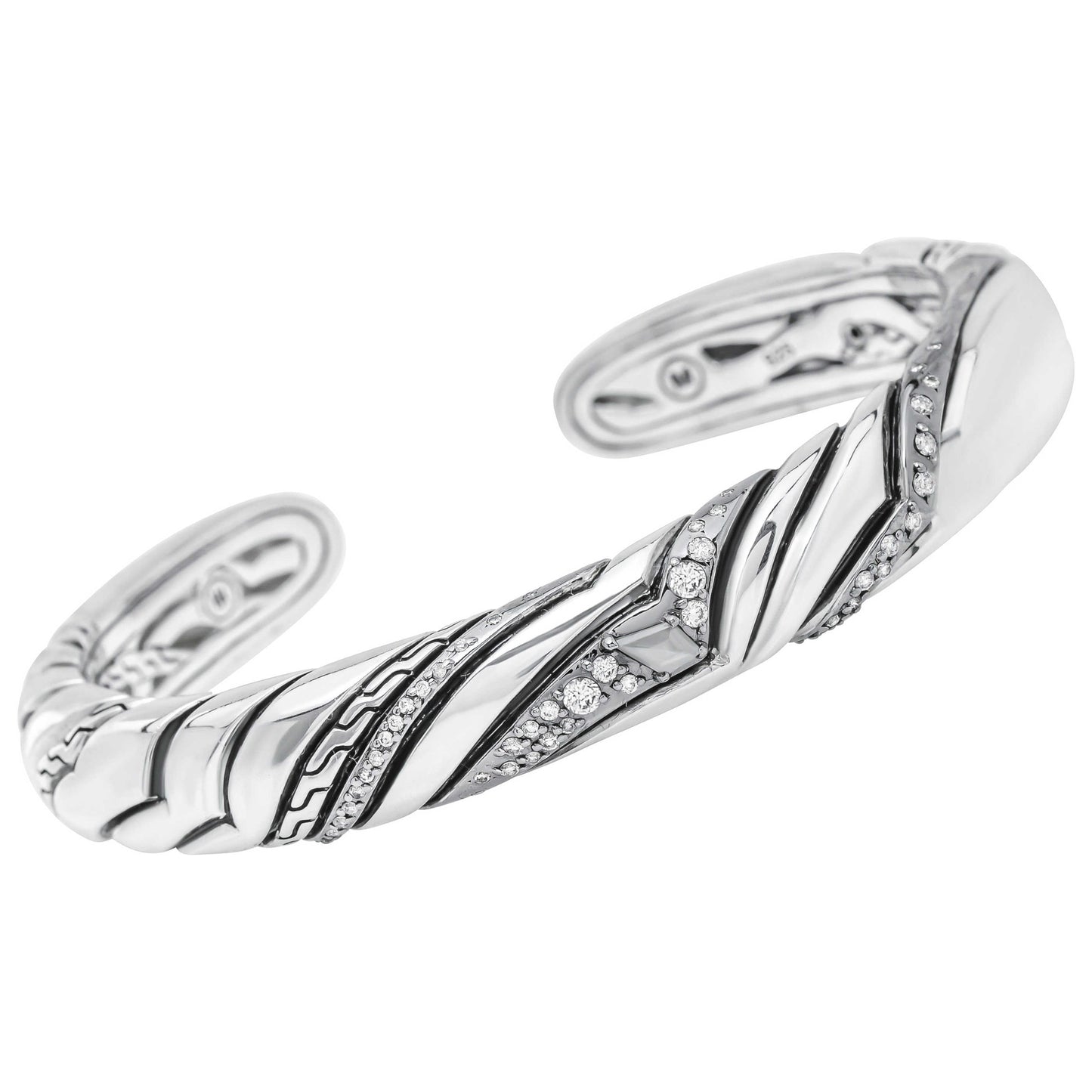 Front view of John Hardy Elegant Women's Bracelet CBP440262MDIXM