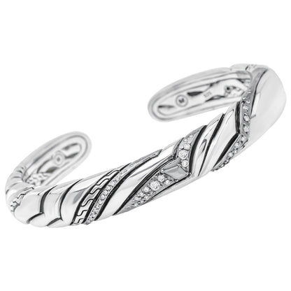 Front view of John Hardy Elegant Women's Bracelet CBP440262MDIXM