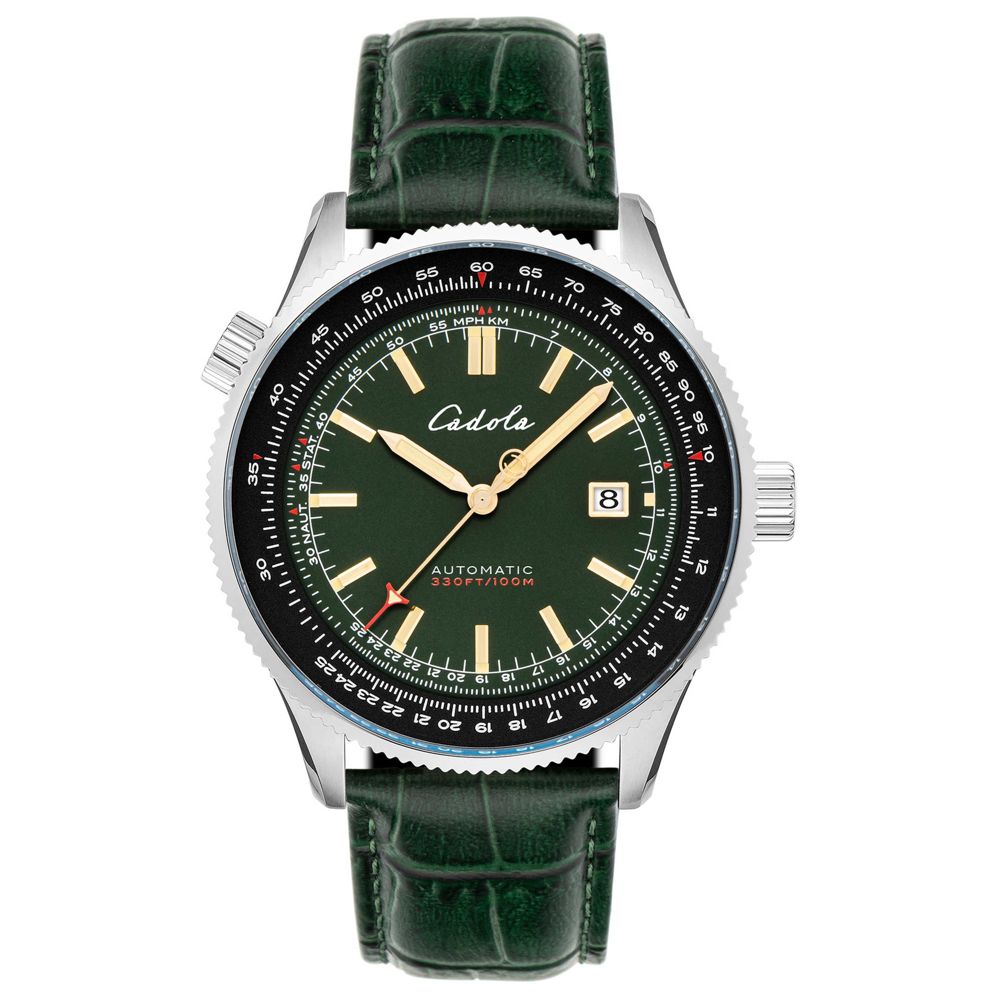 Front view of Cadola Aviateur Men's Automatic Watch CD-1008-04