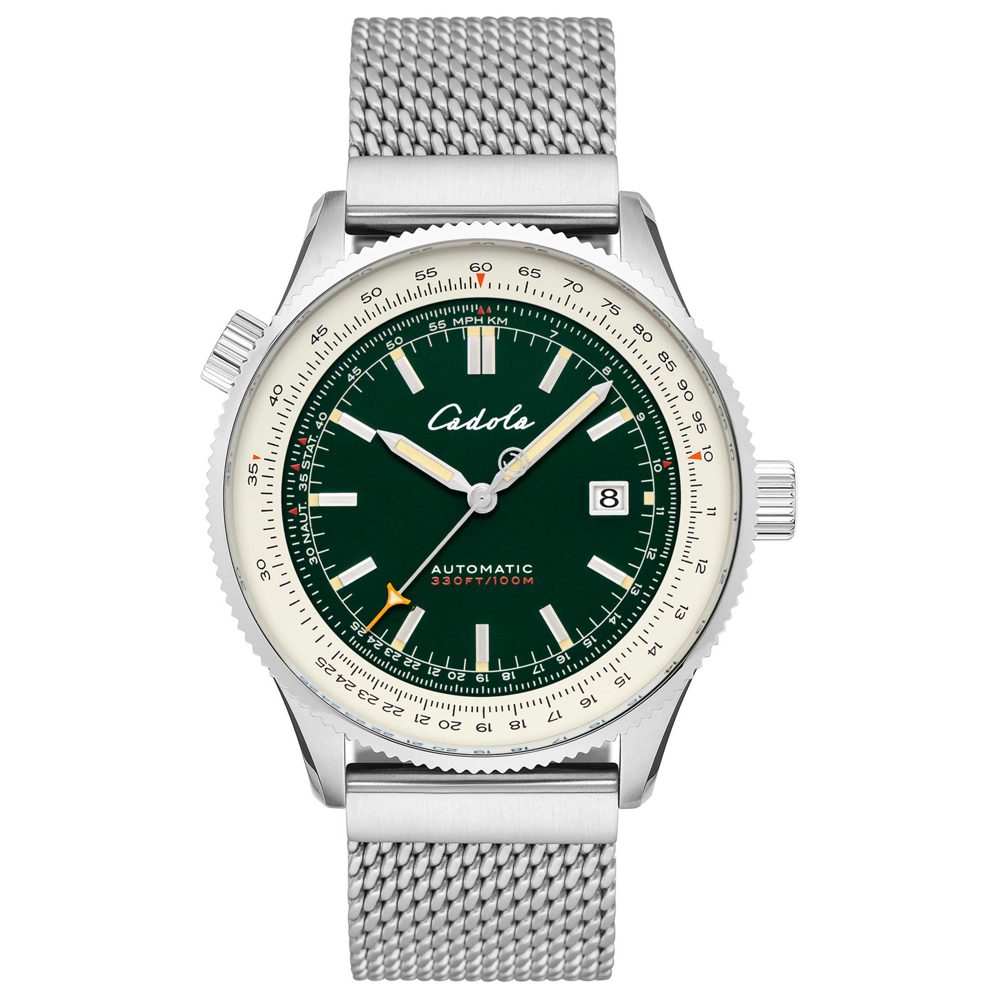 Front view of Cadola Aviateur Men's Automatic Watch CD-1008-55