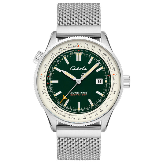 Front view of Cadola Aviateur Men's Automatic Watch CD-1008-55