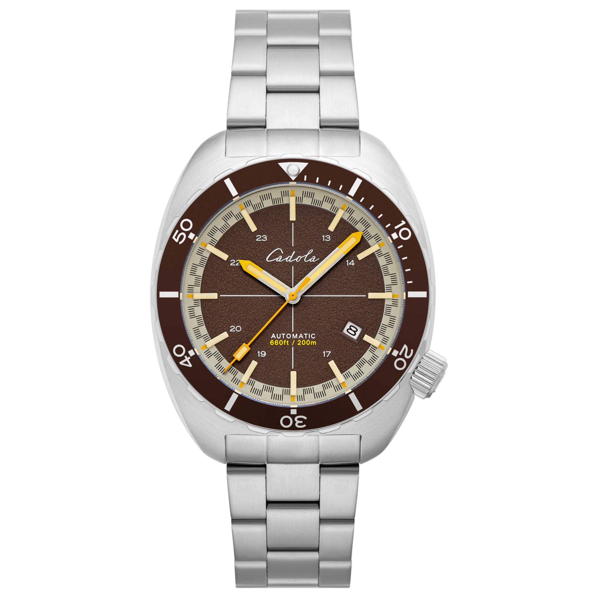 Front view of Cadola Intrepid Men's Automatic Watch CD-1012-66