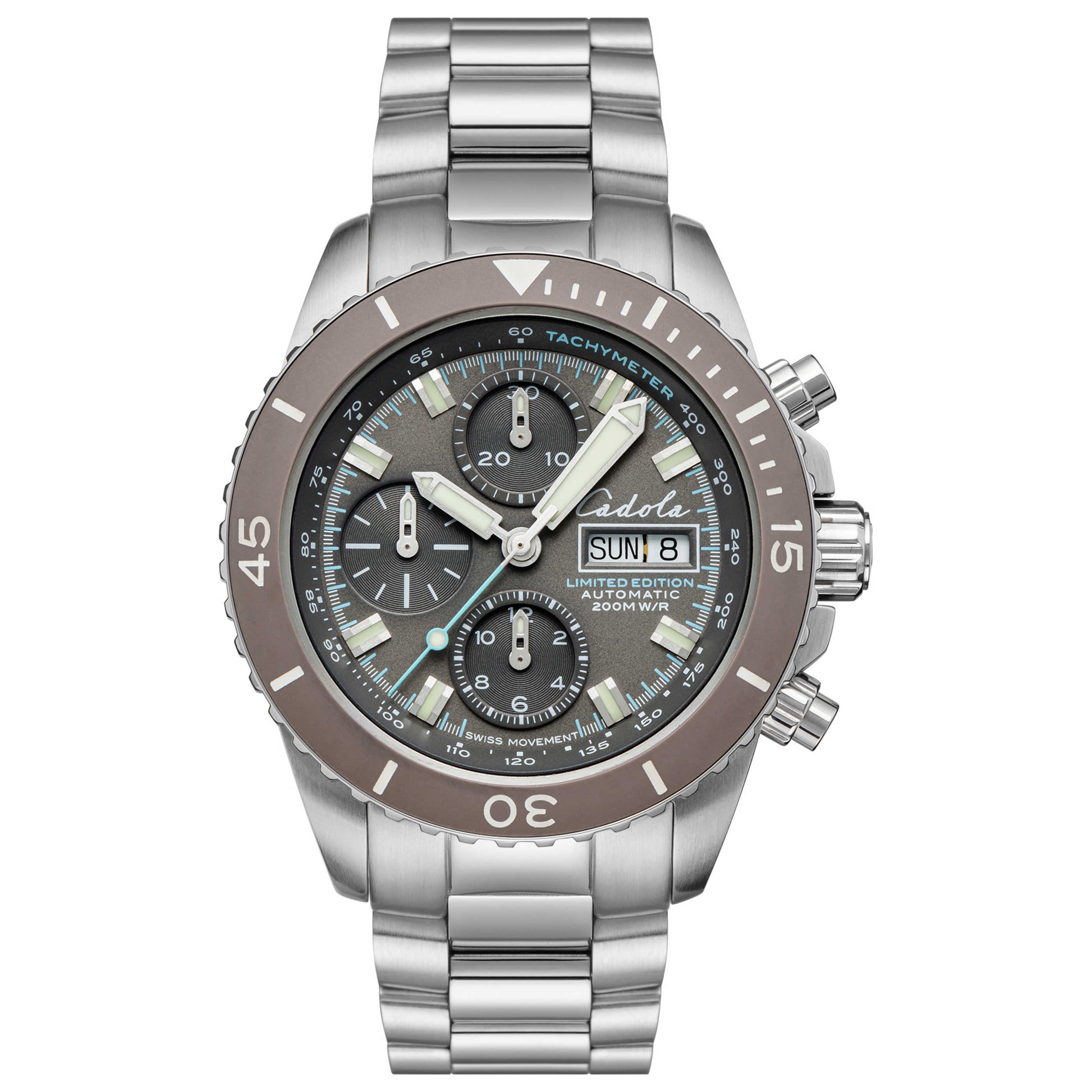 Front view of Cadola Aegir Men's Automatic Watch CD-1019-44