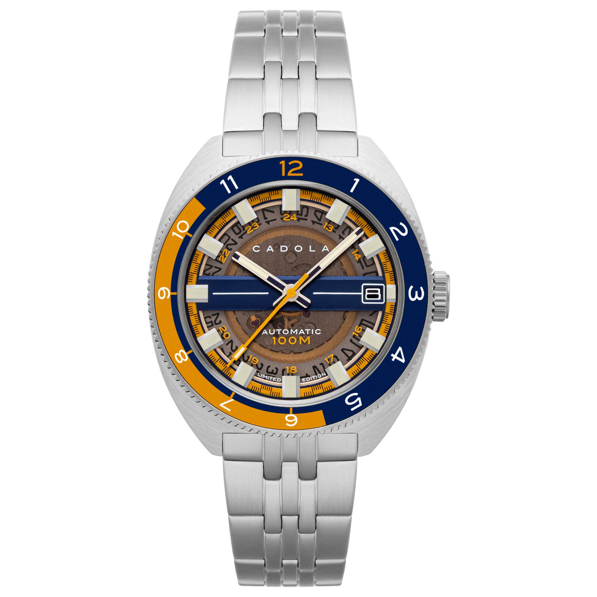 Front view of Cadola 1977 Men's Automatic Watch CD-1024-11