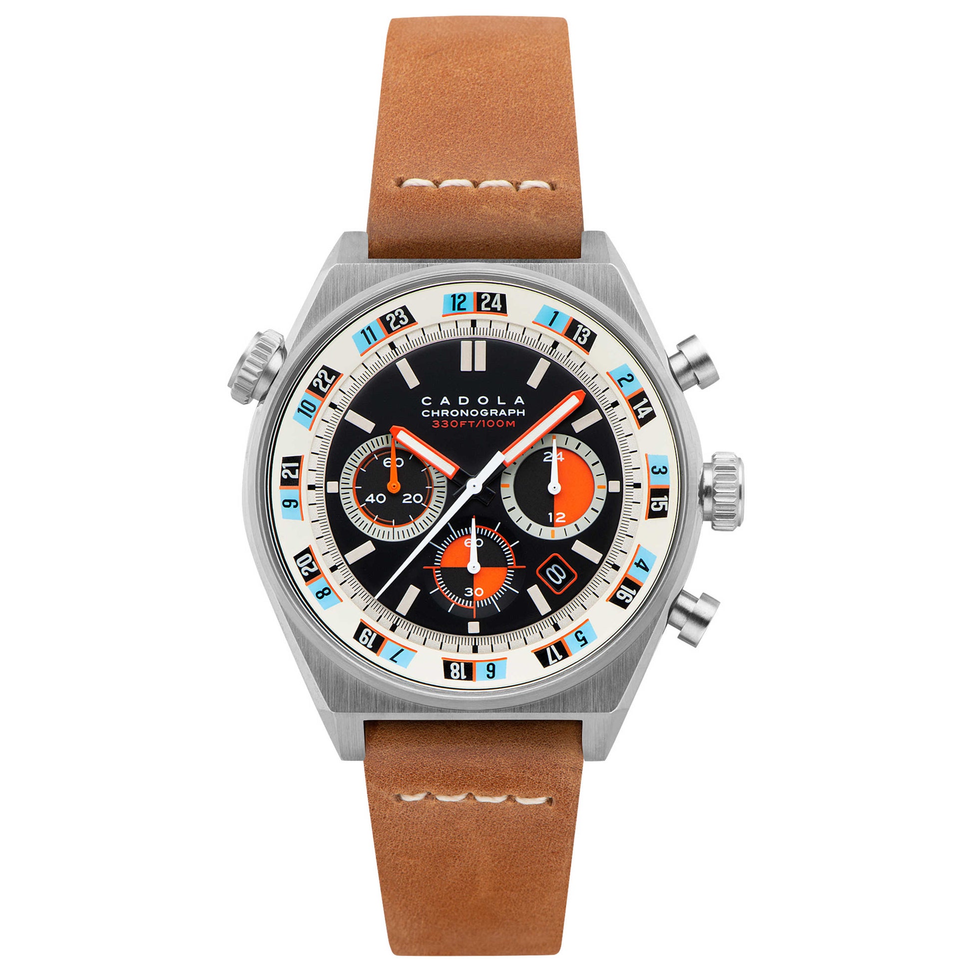 Front view of Cadola Intercontinental Men's Quartz Watch CD-1027-01