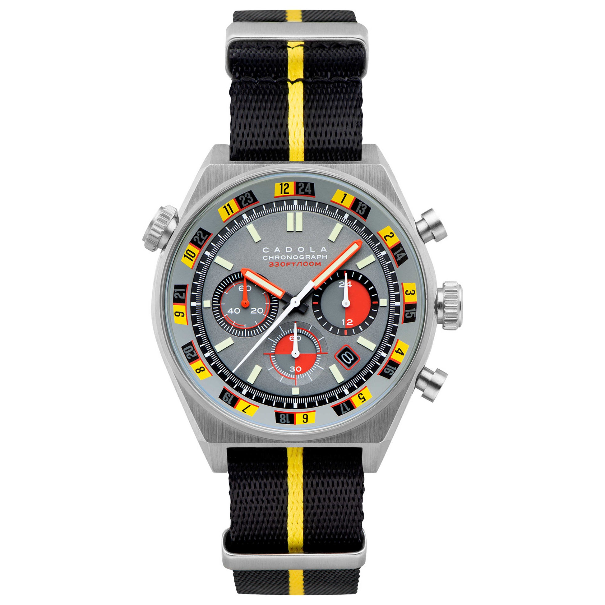 Front view of Cadola Intercontinental Men's Quartz Watch CD-1027-03