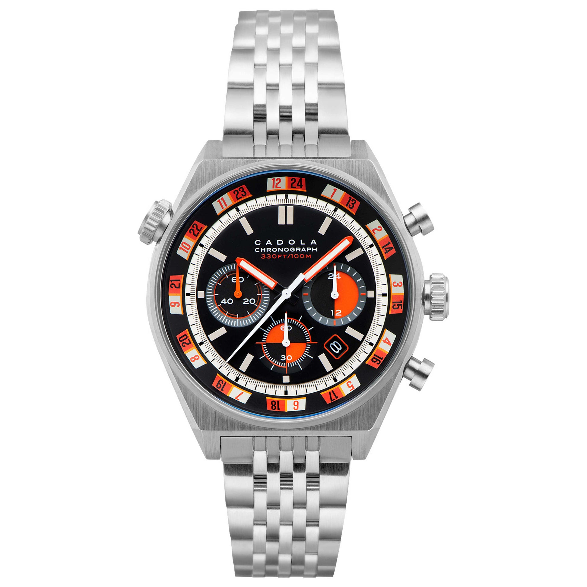 Front view of Cadola Intercontinental Men's Quartz Watch CD-1027-11