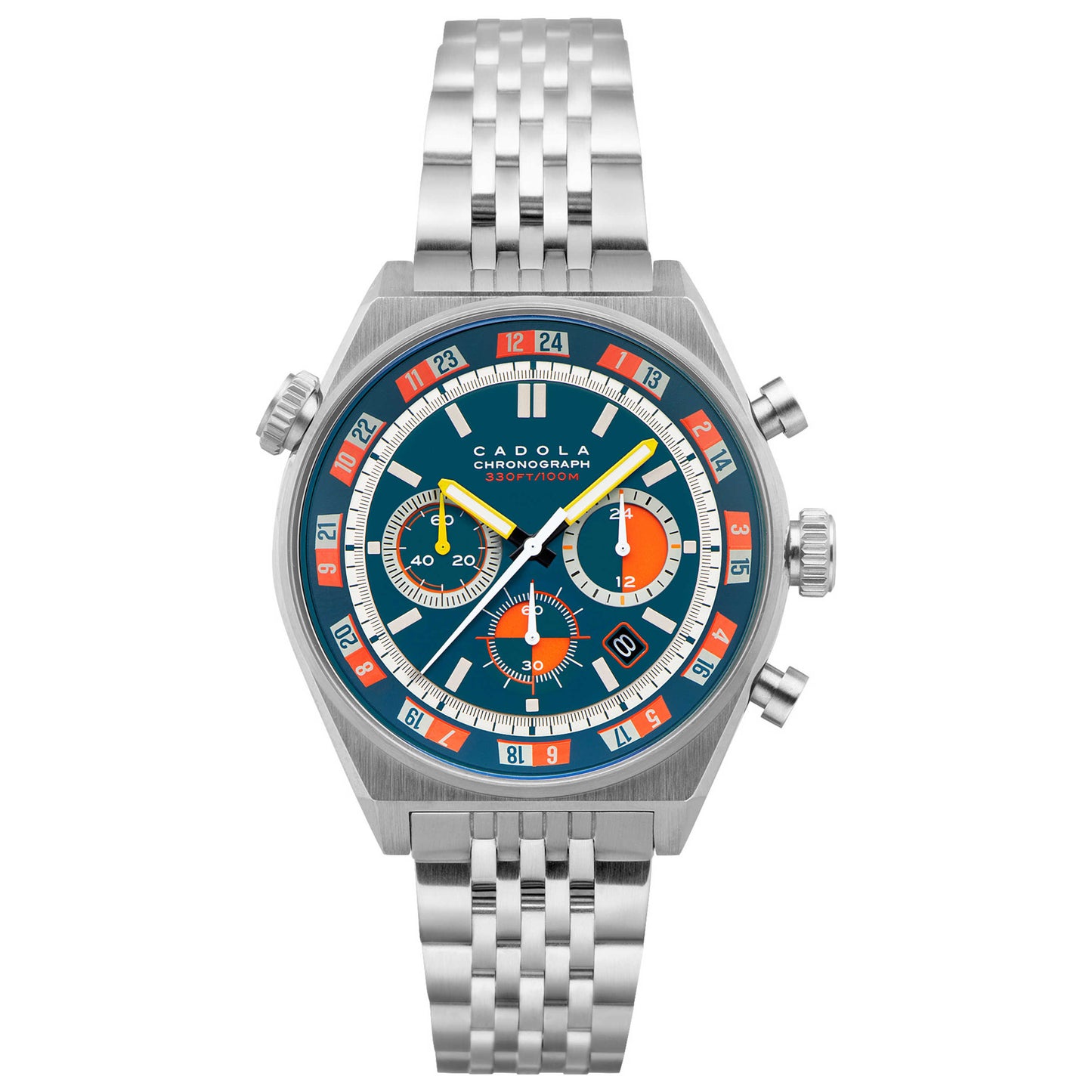 Front view of Cadola Intercontinental Men's Quartz Watch CD-1027-22