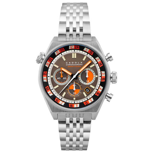 Front view of Cadola Intercontinental Men's Quartz Watch CD-1027-33