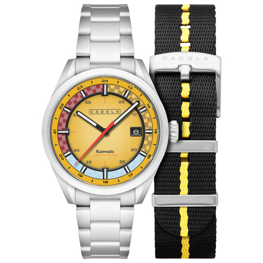 Front view of Cadola Paddock Men's Automatic Watch CD-1037-33