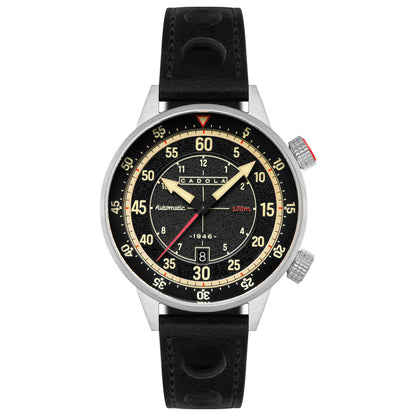Front view of Cadola Rally Timer Men's Automatic Watch CD-1059-01