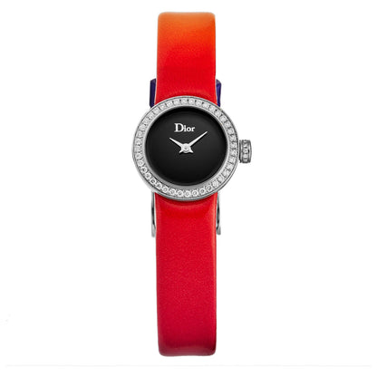 Front view of Christian Dior La D De Dior Women's Quartz Watch CD040110A016