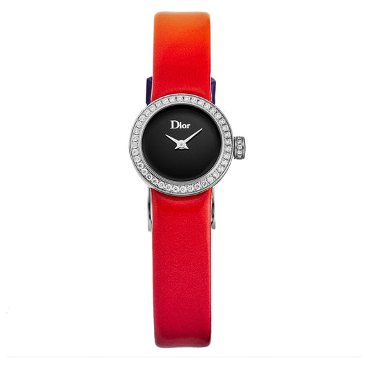 Front view of Christian Dior La D De Dior Women's Quartz Watch CD040110A016