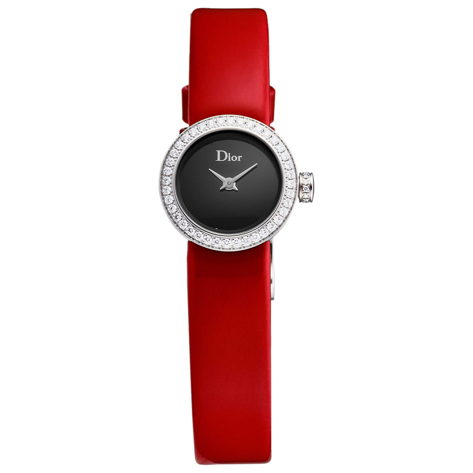 Front view of Christian Dior La D De Dior Women's Quartz Watch CD040110A018