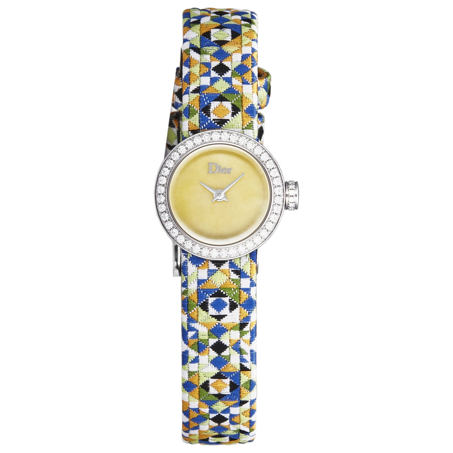 Front view of Christian Dior La D De Dior Women's Quartz Watch CD040110A025