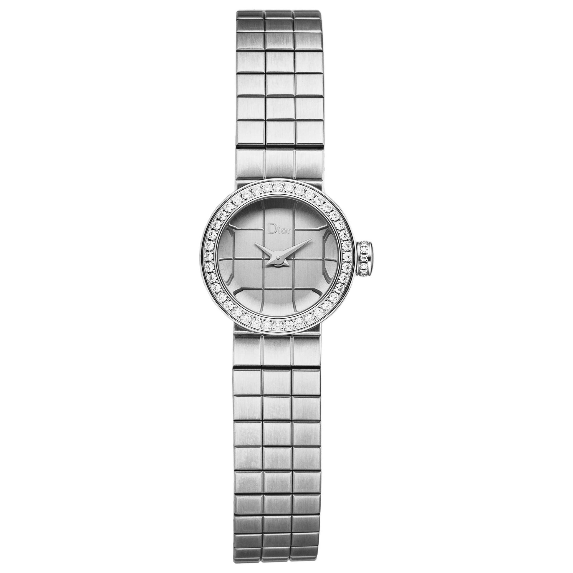 Front view of Christian Dior La D De Dior Women's Quartz Watch CD040111M001