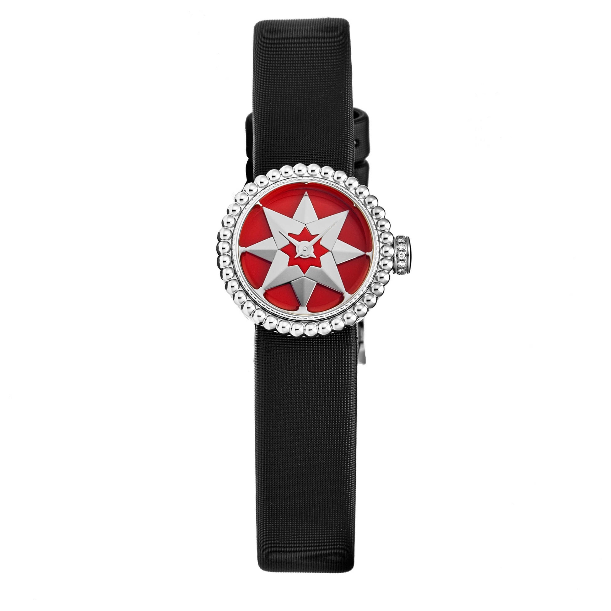 Front view of Christian Dior La D De Dior Women's Quartz Watch CD040112A004