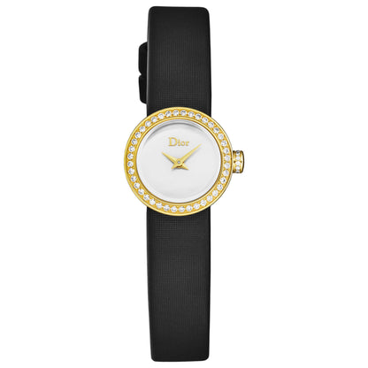 Front view of Christian Dior La D De Dior Mini Women's Quartz Watch CD040150A001