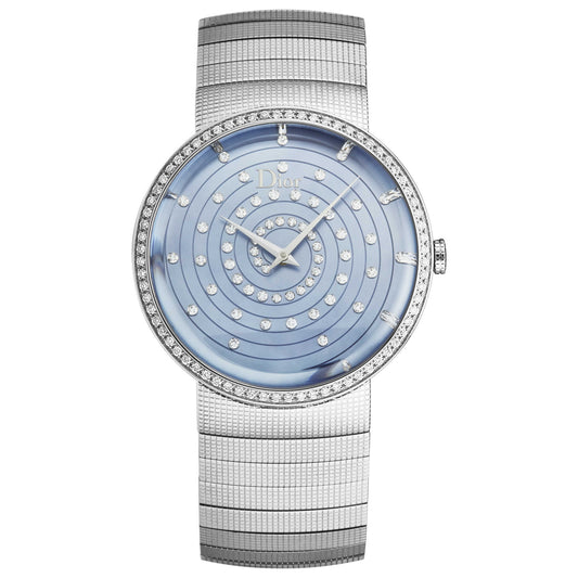 Front view of Christian Dior La D De Dior Women's Quartz Watch CD043112M001