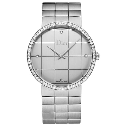 Front view of Christian Dior La D De Dior Women's Quartz Watch CD043113M001