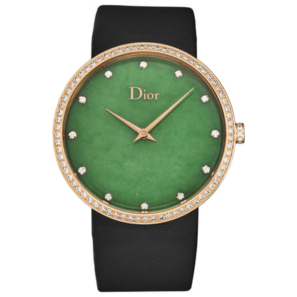 Front view of Christian Dior La D De Dior Women's Quartz Watch CD043171A003