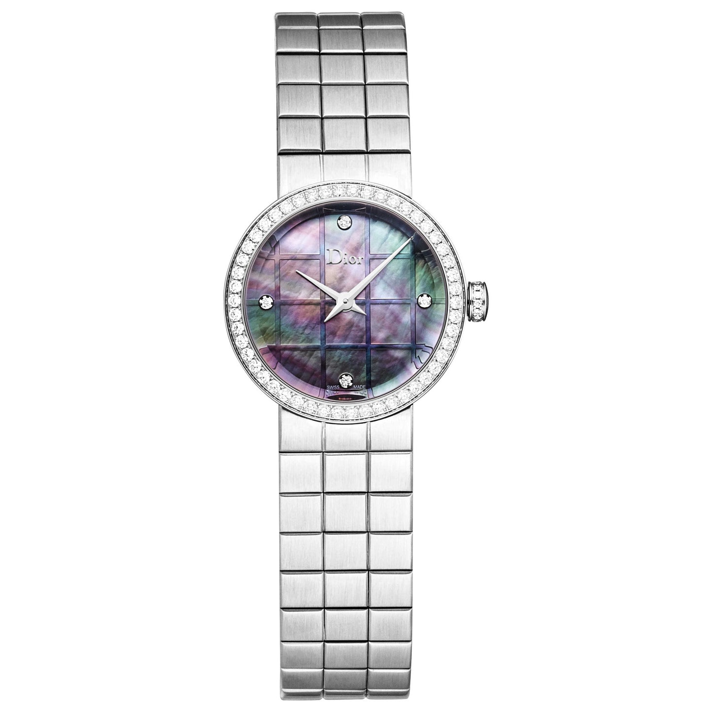 Front view of Christian Dior La D De Dior Women's Quartz Watch CD047110M002