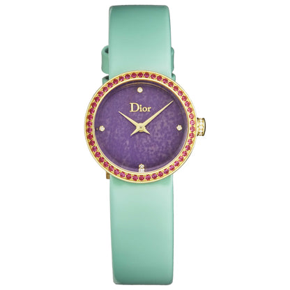 Front view of Christian Dior La D De Dior Women's Quartz Watch CD047152A001