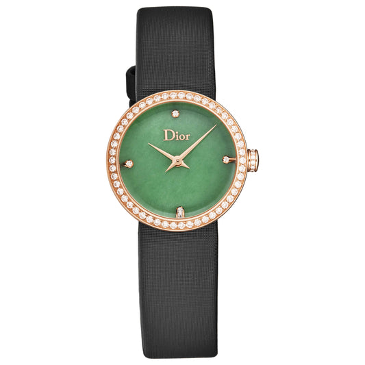 Front view of Christian Dior La D De Dior Women's Quartz Watch CD047170A011