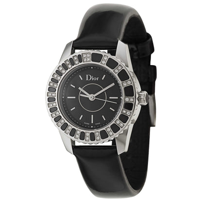Front view of Christian Dior Christal Women's Swiss Quartz (Battery-Powered) Watch CD112116A001
