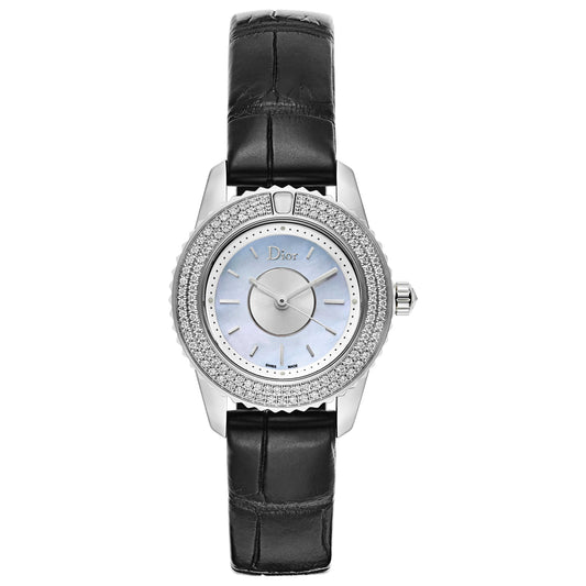 Front view of Christian Dior VIII Women's Swiss Quartz (Battery-Powered) Watch CD112118A002