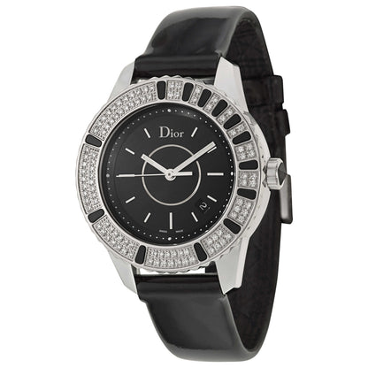 Front view of Christian Dior Christal Women's Swiss Quartz (Battery-Powered) Watch CD11311BA001