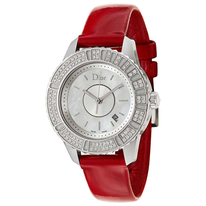 Front view of Christian Dior Christal Women's Swiss Quartz (Battery-Powered) Watch CD11311CA001