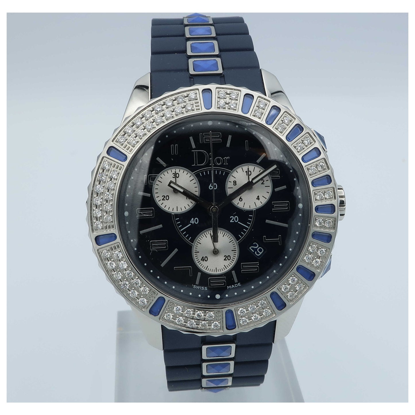 Front view of Christian Dior Christal Women's Swiss Quartz (Battery-Powered) Watch CD11431IR001-SD