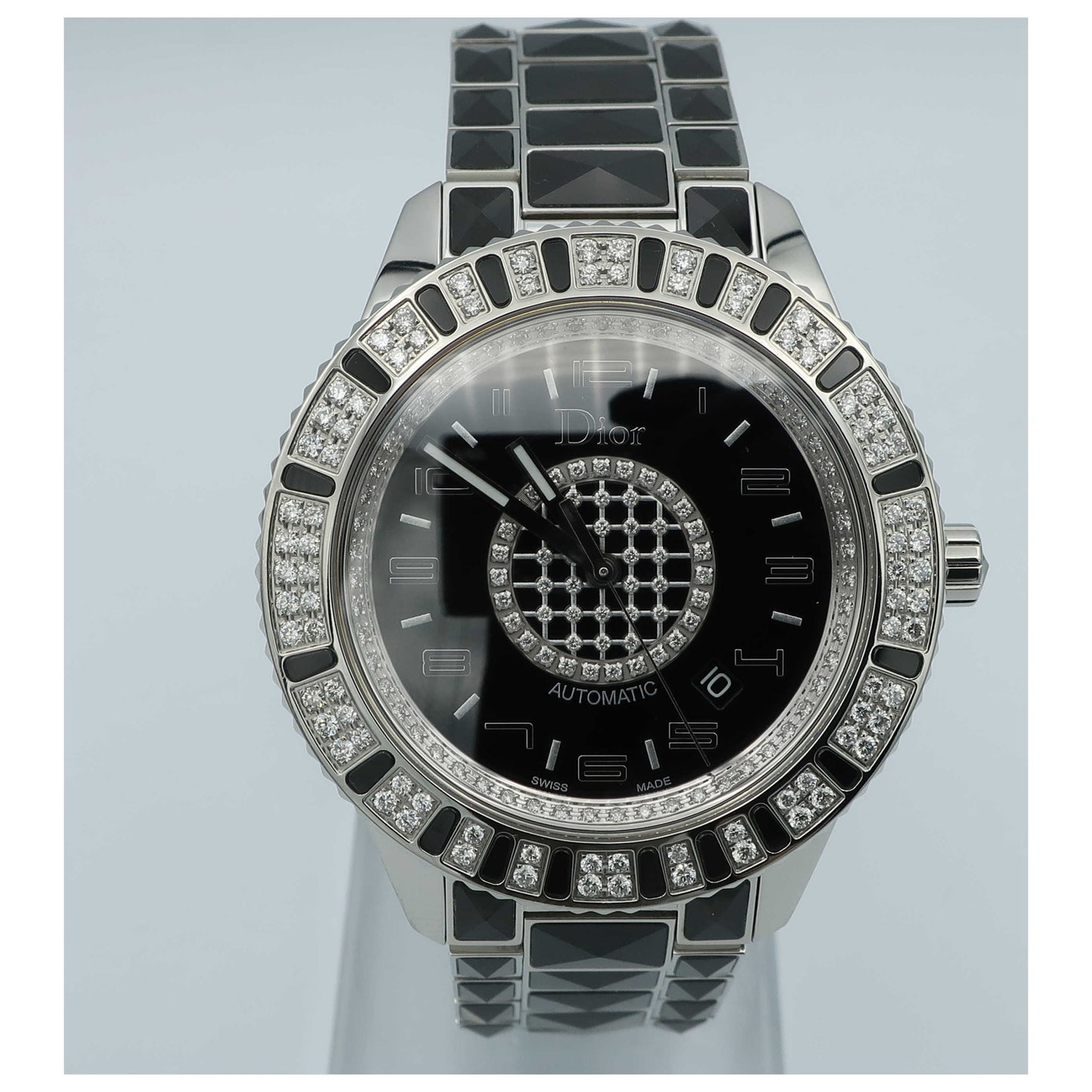 Front view of Christian Dior Christal Women's Automatic Watch CD115511M001-SD