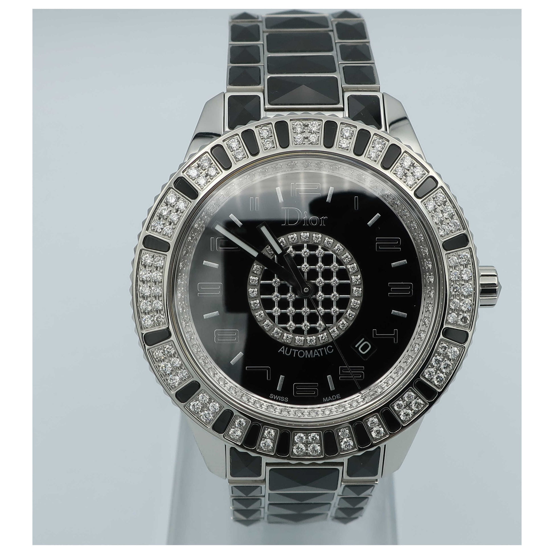 Front view of Christian Dior Christal Women's Automatic Watch CD115511M001-SD