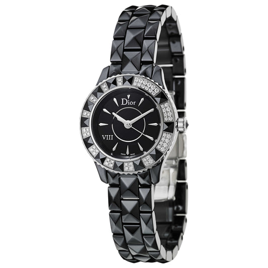 Front view of Christian Dior VIII Women's Swiss Quartz (Battery-Powered) Watch CD1221E1C001