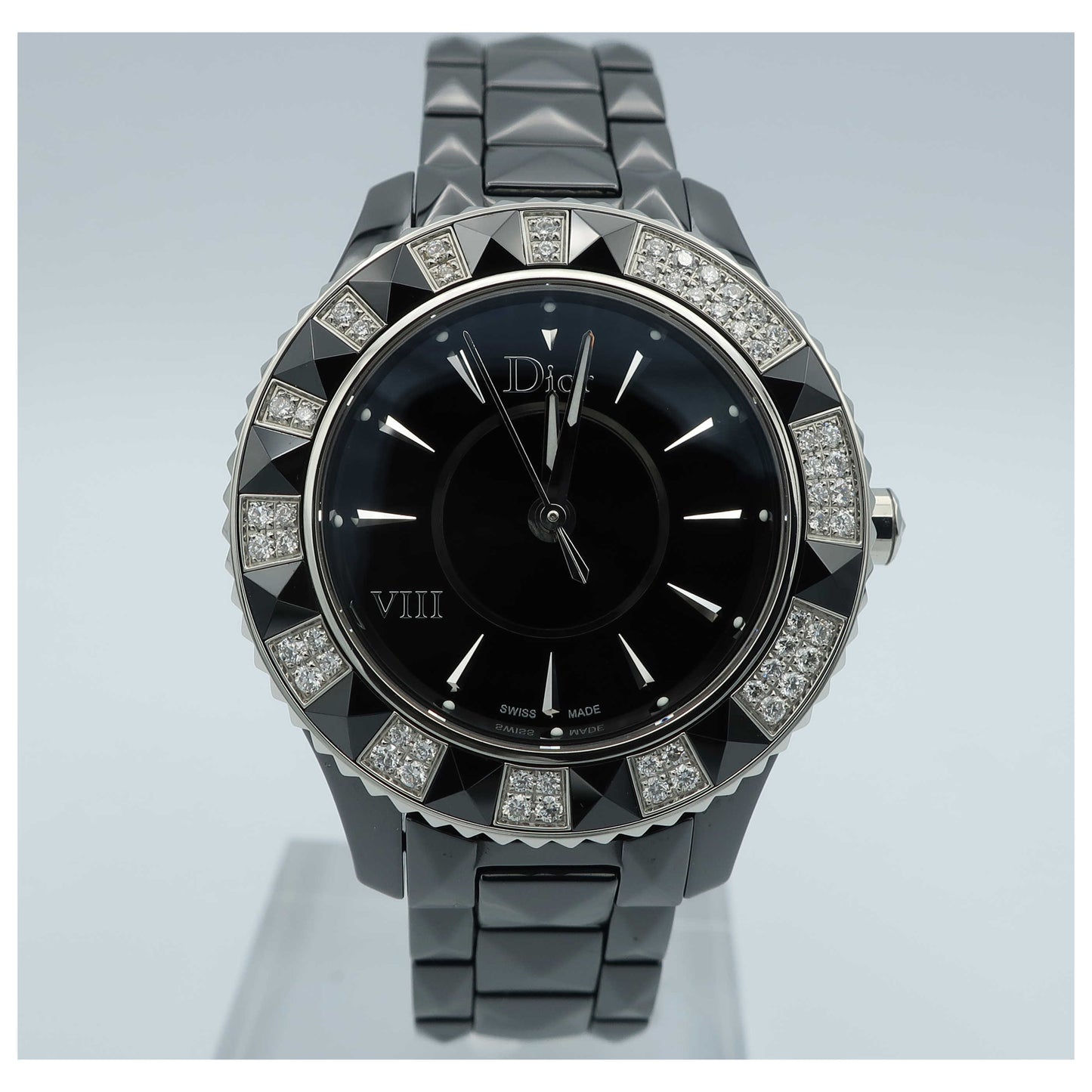 Front view of Christian Dior VIII Women's Swiss Quartz (Battery-Powered) Watch CD1231E1C001-SD